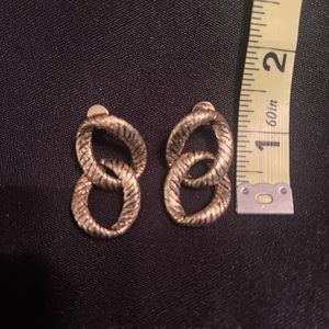 Chicos gold chain earrings